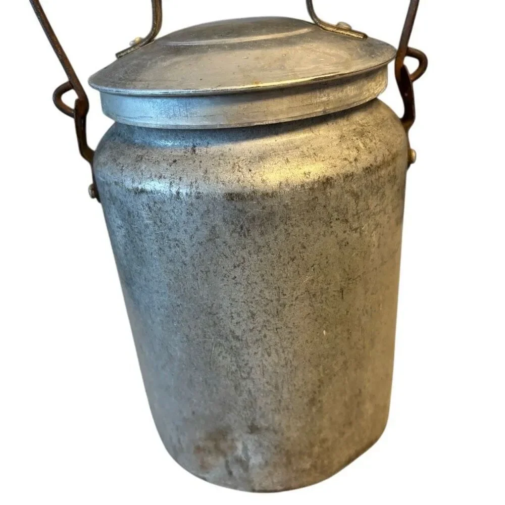 Vintage Keystone Aluminum Milk Can